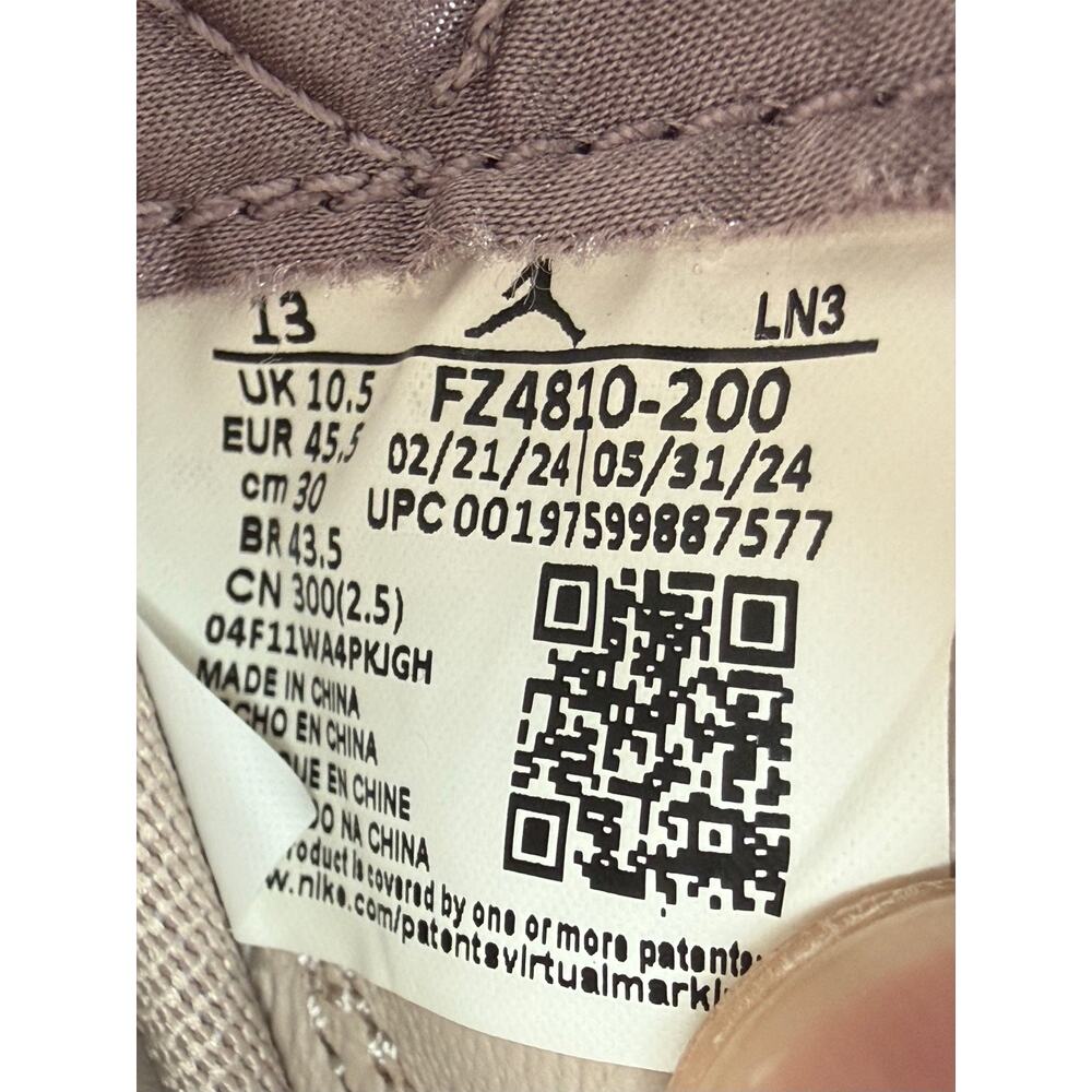 A Ma Maniére x Air Jordan 4 Fossil Stone 13W / 11.5M FZ4810-200 Complete - Picture 14 of 15